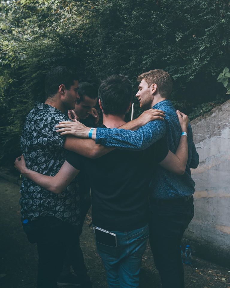 Matt and his band. Photo © Matt Perriment